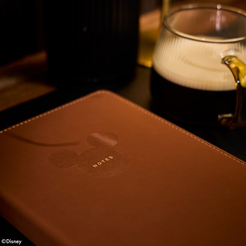 Premium Disney Mickey Mouse - Espresso - Dot Grid Book Bound Journal - 80 Sheets