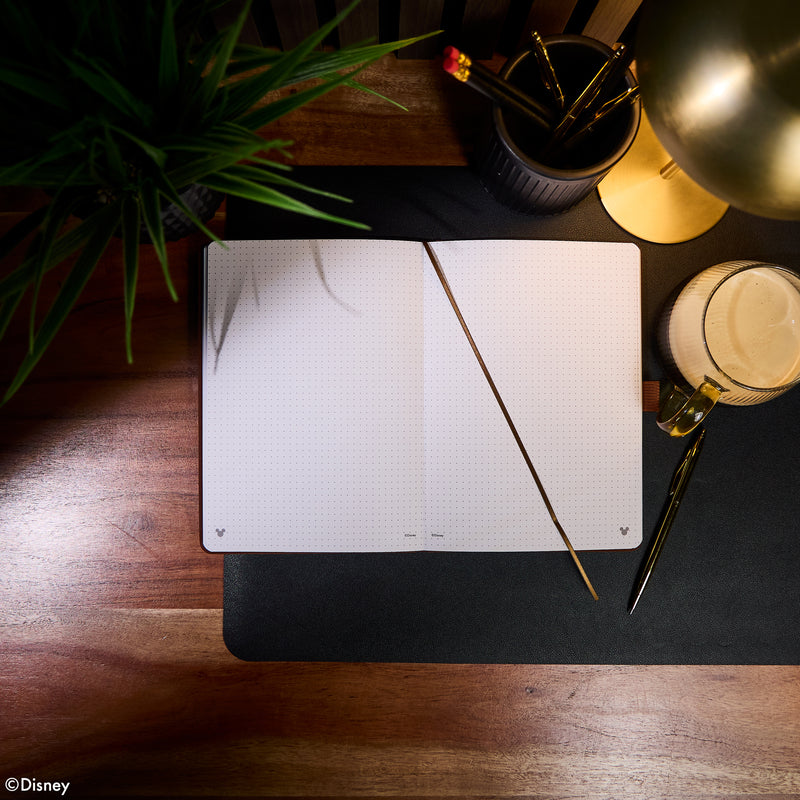 Premium Disney Mickey Mouse - Espresso - Dot Grid Book Bound Journal - 80 Sheets