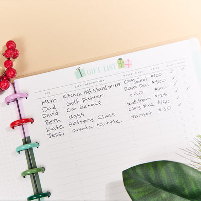 OG Squad Goals - Classic Holiday Planning Notebook - 60 Sheets