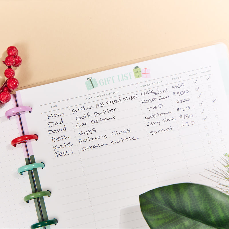 OG Squad Goals - Classic Holiday Planning Notebook - 60 Sheets