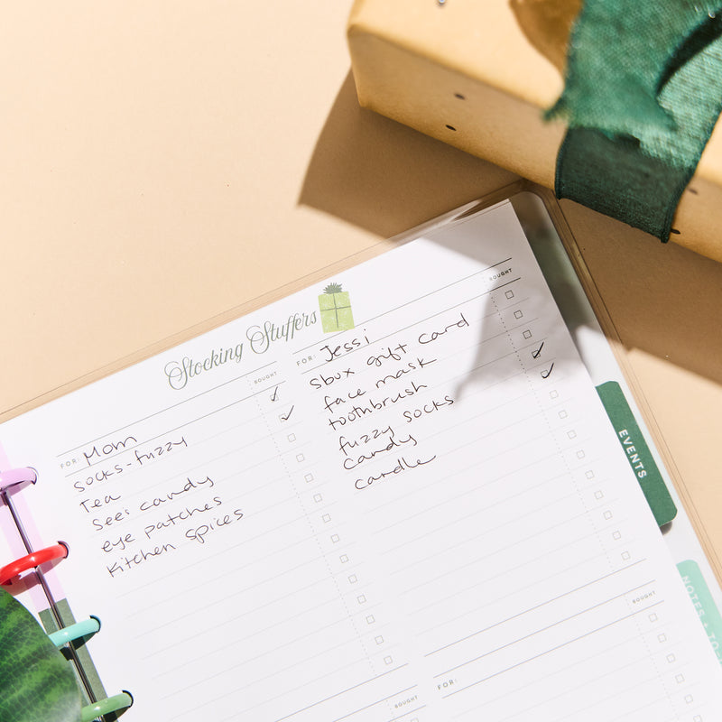 OG Squad Goals - Classic Holiday Planning Notebook - 60 Sheets