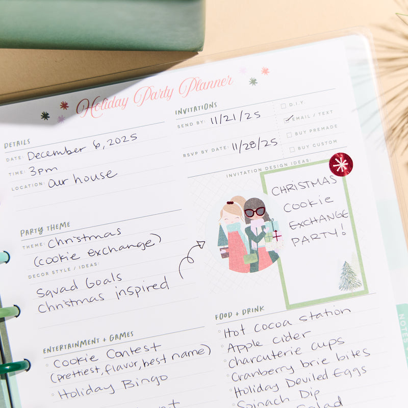 OG Squad Goals - Classic Holiday Planning Notebook - 60 Sheets