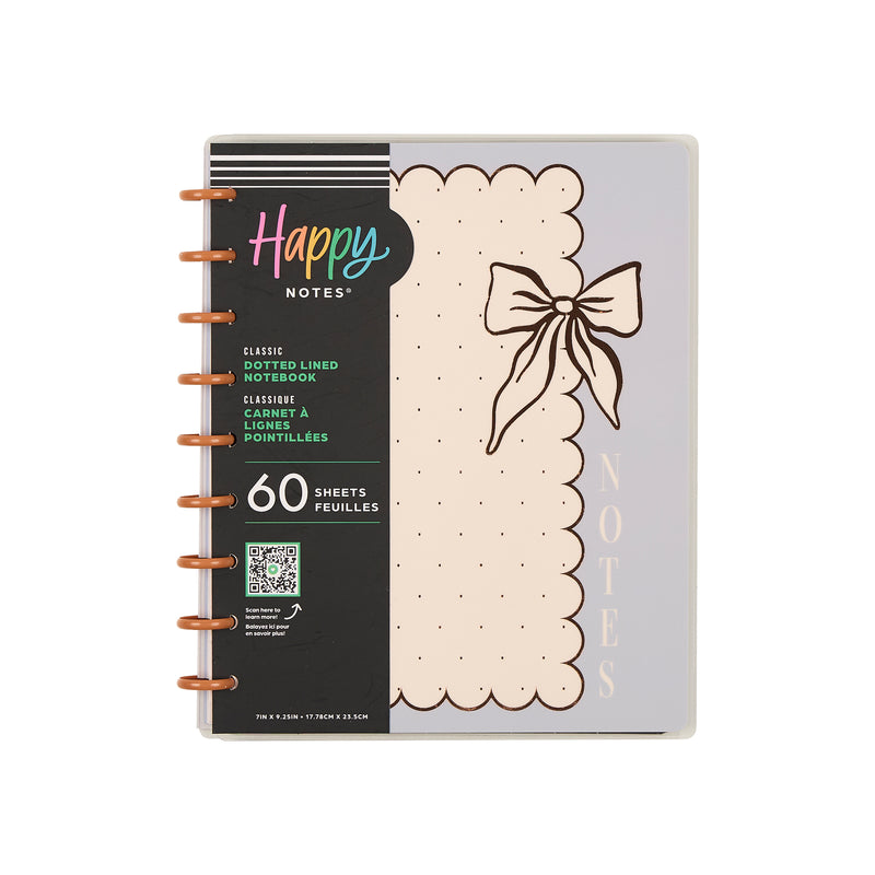 Café Coquette - Dotted Lined Classic Notebook - 60 Sheets