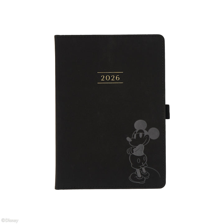 Undated Premium Obsidian Disney Mickey Mouse Book Bound Planner