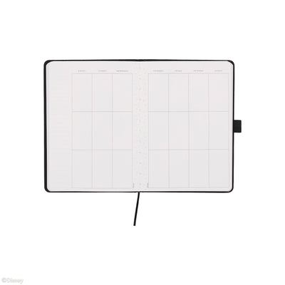 Undated Premium Obsidian Disney Mickey Mouse Book Bound Planner - Small Vertical Layout - 12 Months