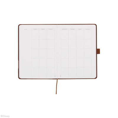 Undated Premium Espresso Disney Mickey Mouse Book Bound Planner - Small Dashboard Layout - 12 Months