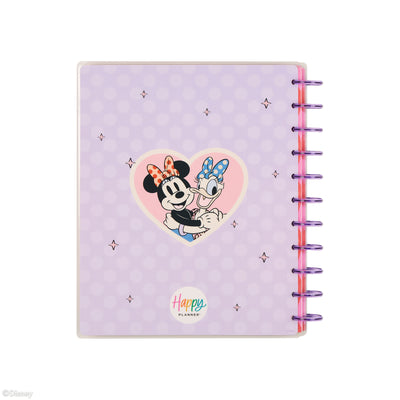 Undated Disney Minnie Mouse Bow Happy Customizable Planner - Big Horizontal Layout - 12 Months