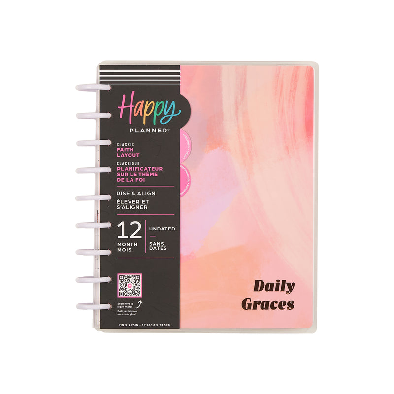 Undated Rise & Align Customizable Faith Planner - Classic Faith Layout - 12 Months