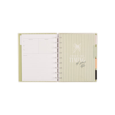 Undated Café Coquette Customizable Planner - Classic Vertical Layout - 12 Months