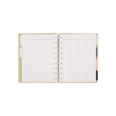 Undated Café Coquette Customizable Planner - Classic Vertical Layout - 12 Months
