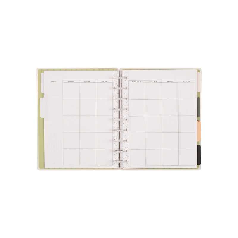 Undated Café Coquette Customizable Planner - Classic Vertical Layout - 12 Months