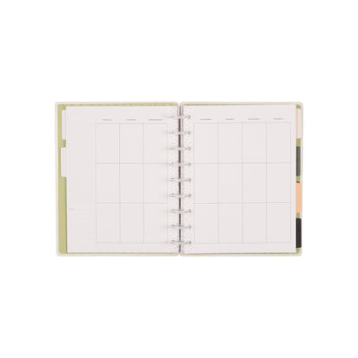 Undated Café Coquette Customizable Planner - Classic Vertical Layout - 12 Months