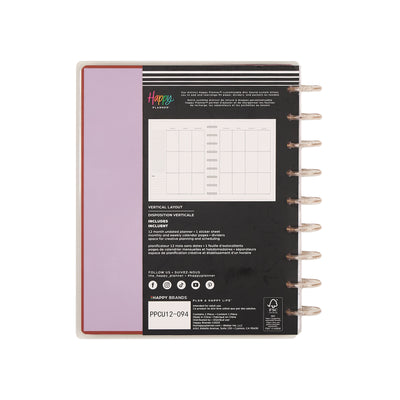 Undated See the Good Customizable Planner - Classic Vertical Layout - 12 Months