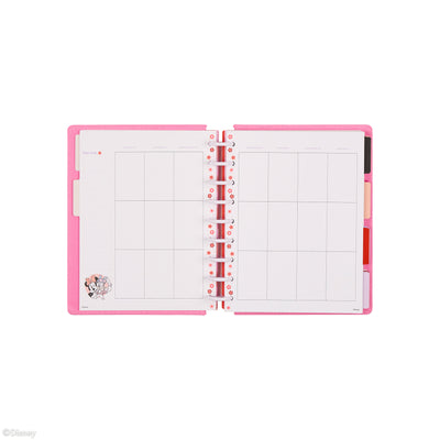 Undated SPECIALTY Disney Minnie Mouse Bow Happy Customizable Planner - Classic Vertical Layout - 12 Months