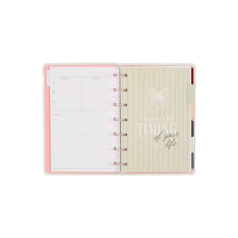 Undated Café Coquette Customizable Planner - Mini Dashboard Layout - 12 Months