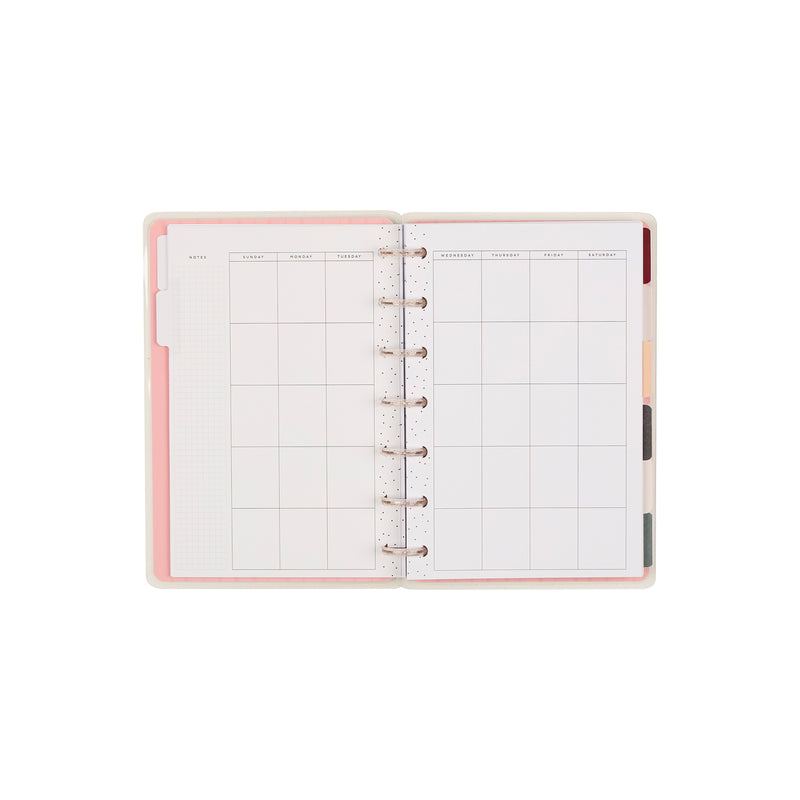 Undated Café Coquette Customizable Planner - Mini Dashboard Layout - 12 Months