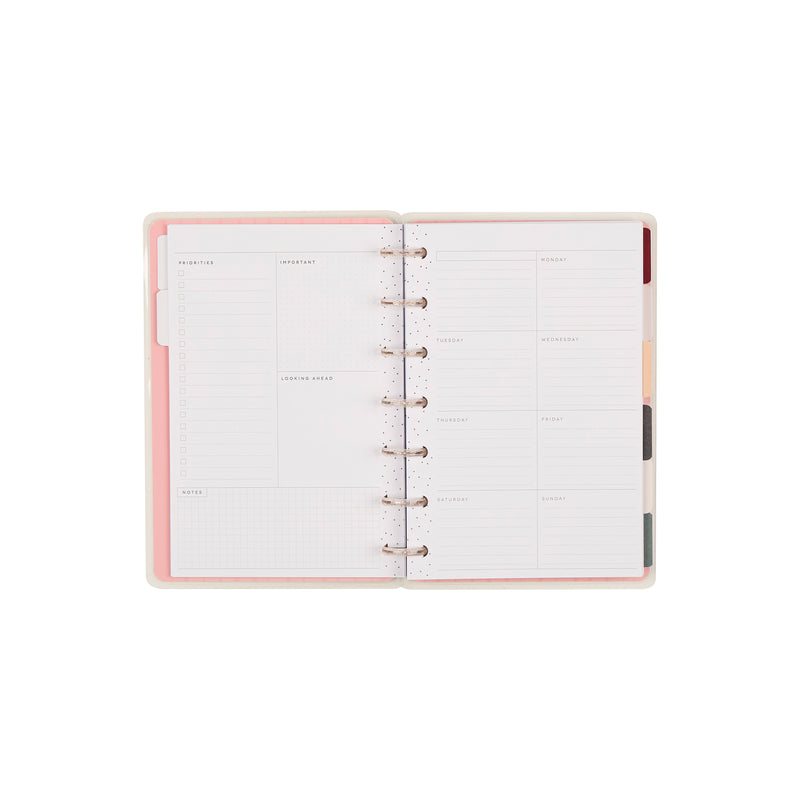 Undated Café Coquette Customizable Planner - Mini Dashboard Layout - 12 Months