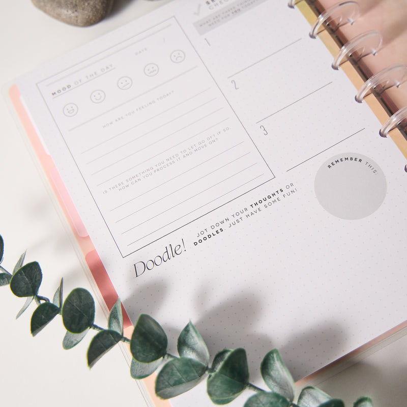 Rise & Align Reflect - Classic Guided Reflection Journal - 80 Sheets