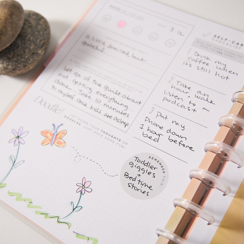 Rise & Align Reflect - Classic Guided Reflection Journal - 80 Sheets