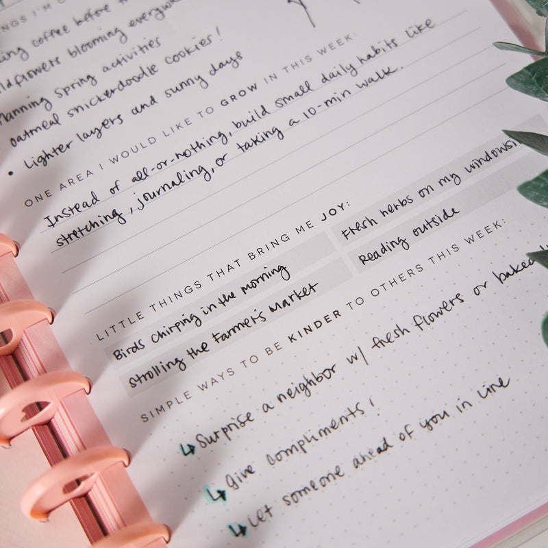 Rise & Align Wellness - Classic Guided Wellness Journal - 80 Sheets