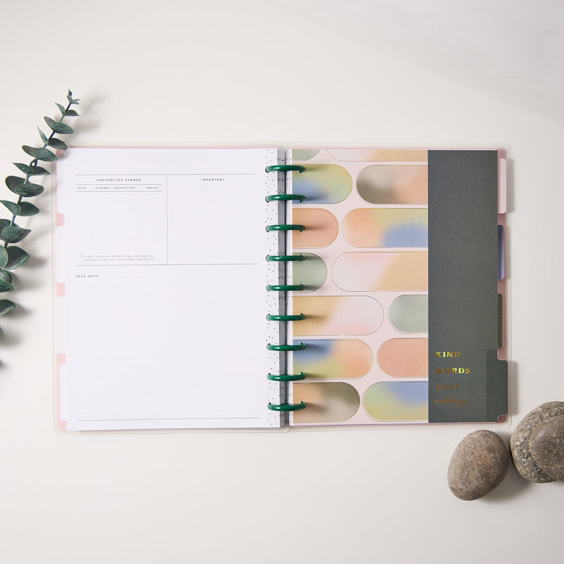 Undated Savvy Budgeter Customizable Budget Planner - Classic Budget Layout - 12 Months