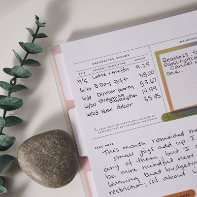 Undated Savvy Budgeter Customizable Budget Planner - Classic Budget Layout - 12 Months