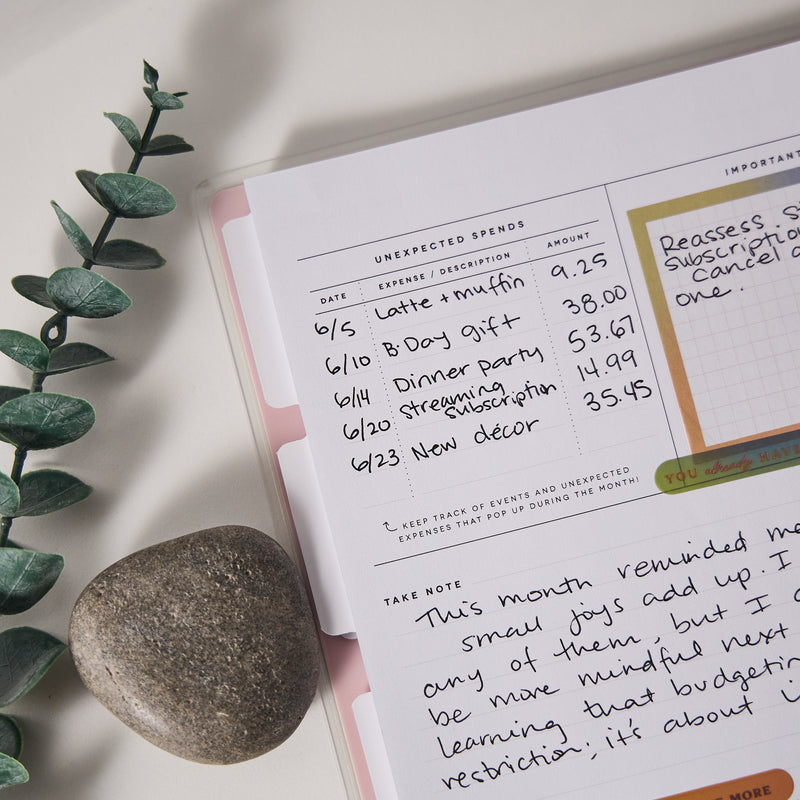 Undated Savvy Budgeter Customizable Budget Planner - Classic Budget Layout - 12 Months