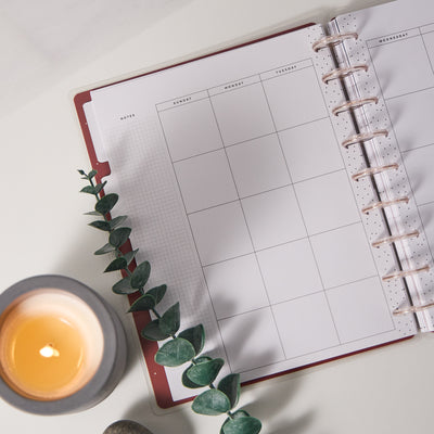 Undated See the Good Customizable Planner - Classic Vertical Layout - 12 Months