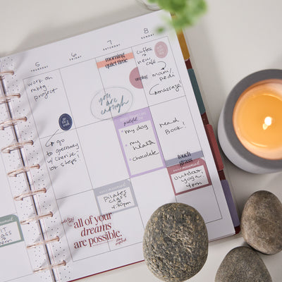 Undated See the Good Customizable Planner - Classic Vertical Layout - 12 Months