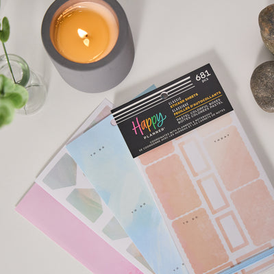 Pastel Colorful Boxes - Value Pack Stickers