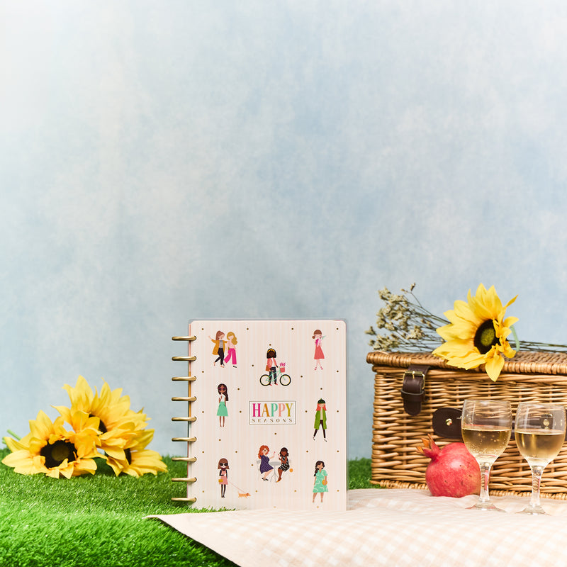 Undated OG Seasonal Squad Goals Customizable Planner - Classic Vertical Planner - 12 Months