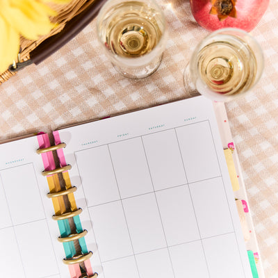 Undated OG Seasonal Squad Goals Customizable Planner - Classic Vertical Planner - 12 Months