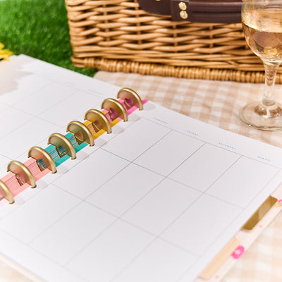 Undated OG Seasonal Squad Goals Customizable Planner - Classic Vertical Planner - 12 Months