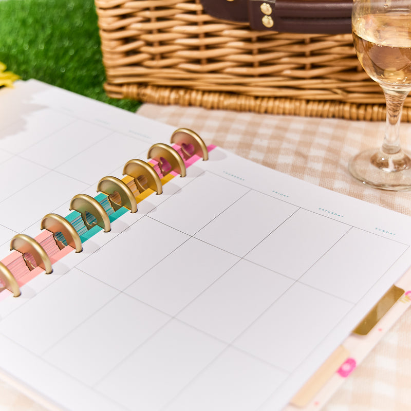 Undated OG Seasonal Squad Goals Customizable Planner - Classic Vertical Planner - 12 Months