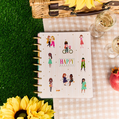 Undated OG Seasonal Squad Goals Customizable Planner - Classic Vertical Planner - 12 Months