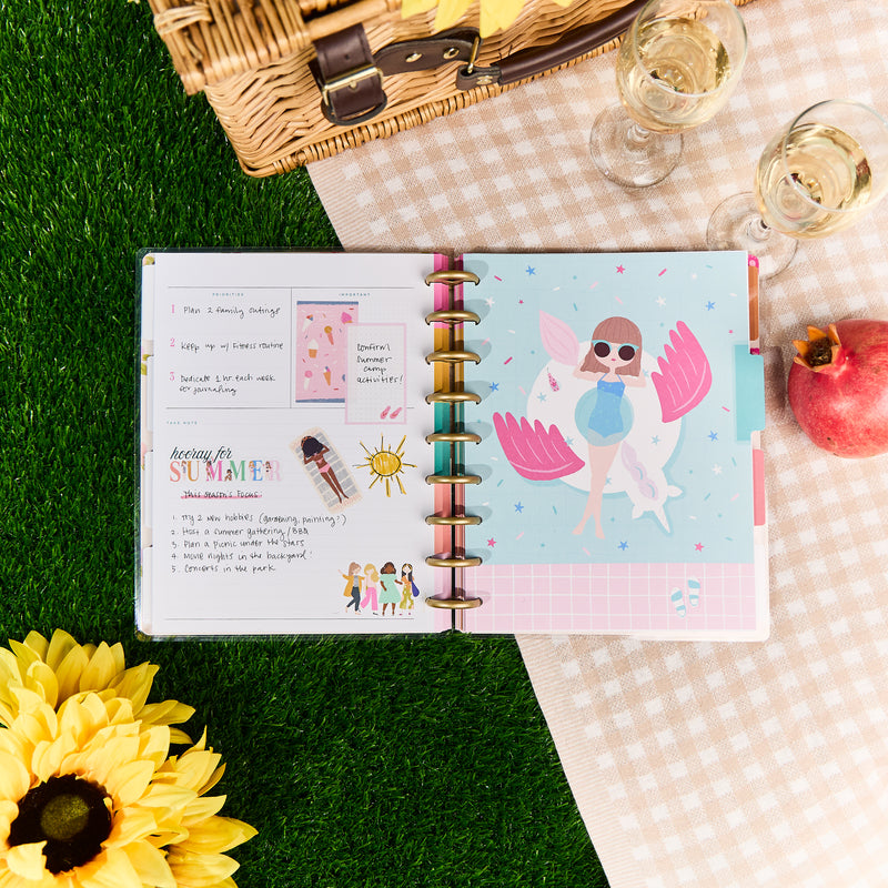 Undated OG Seasonal Squad Goals Customizable Planner - Classic Vertical Planner - 12 Months