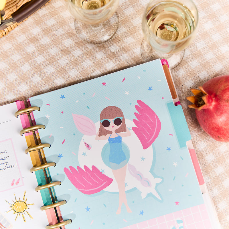 Undated OG Seasonal Squad Goals Customizable Planner - Classic Vertical Planner - 12 Months