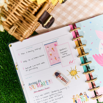 Undated OG Seasonal Squad Goals Customizable Planner - Classic Vertical Planner - 12 Months