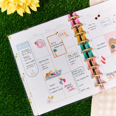 Undated OG Seasonal Squad Goals Customizable Planner - Classic Vertical Planner - 12 Months