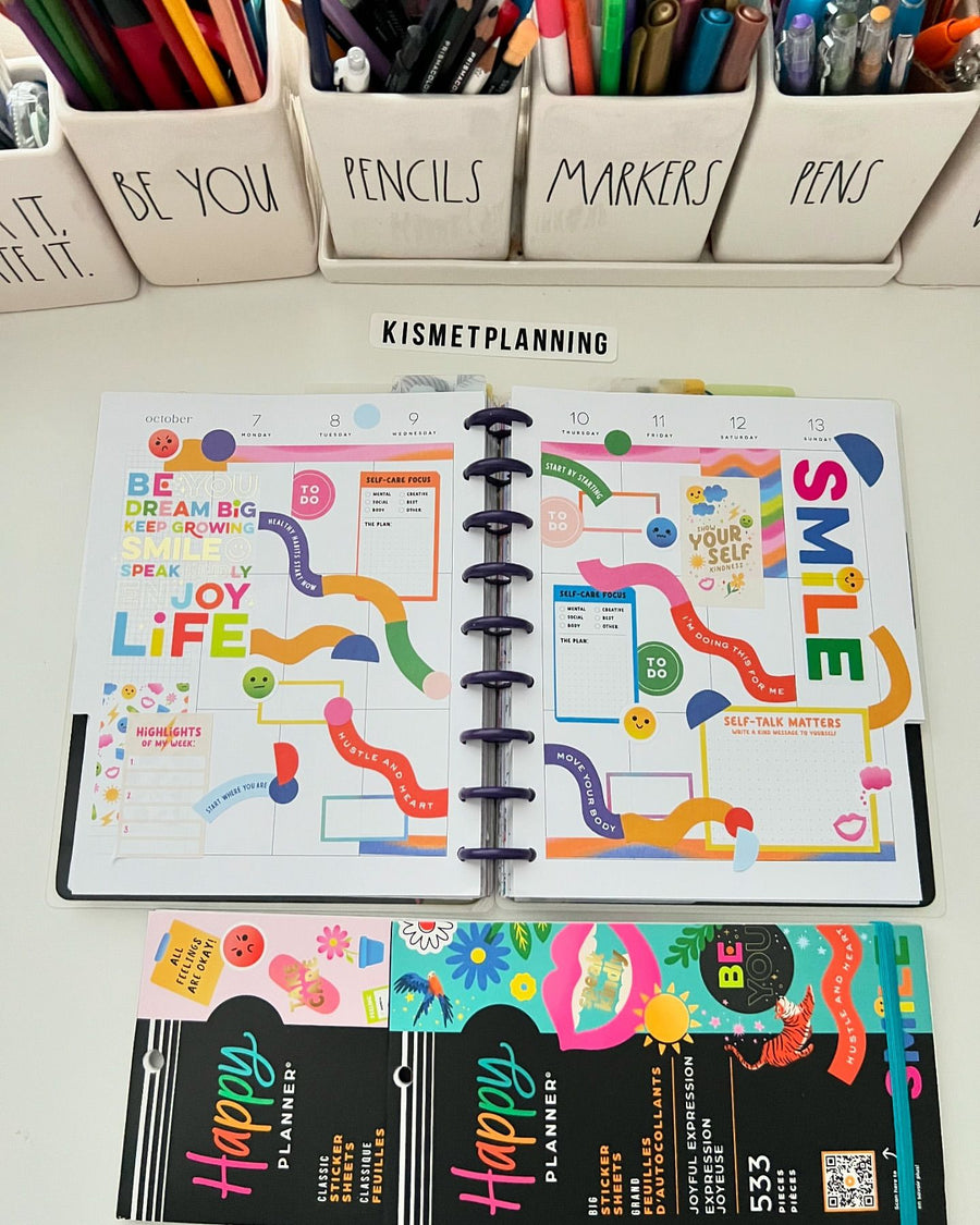 HUGE Happy Planner Bundle Stickers + NEW Happy hot Planners