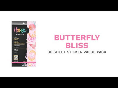 Butterfly Bliss - Value Pack Stickers