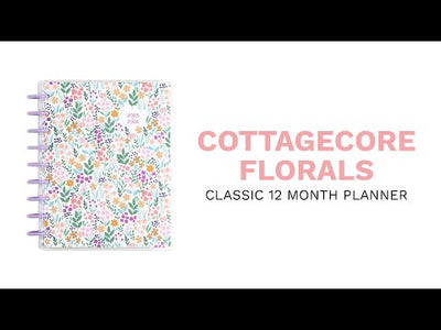 2023 Cottagecore Florals Teacher Happy Planner - Classic Teacher Layout - 12 Months