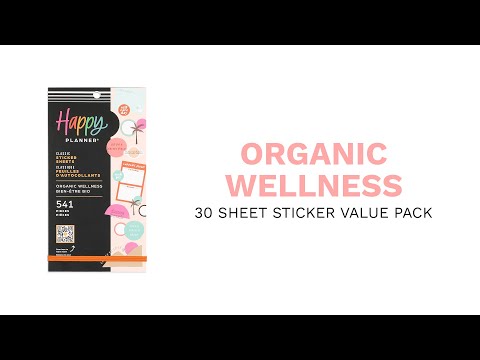Organic Wellness - Value Pack Stickers