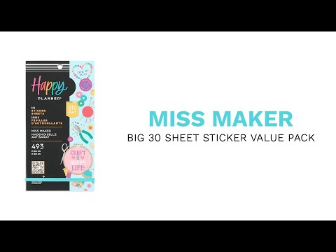 Miss Maker - Value Pack Stickers - Big