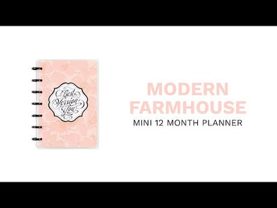 2024 Modern Farmhouse Happy Planner - Mini Vertical Layout - 12 Months
