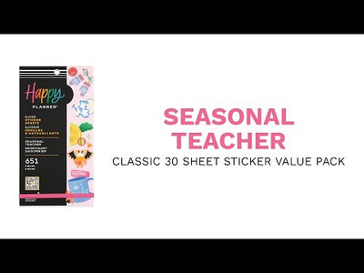 Seasonal Teacher - Value Pack Stickers