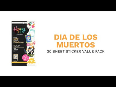 Día de los Muertos - Value Pack Stickers
