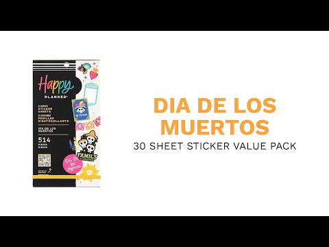 Día de los Muertos - Value Pack Stickers
