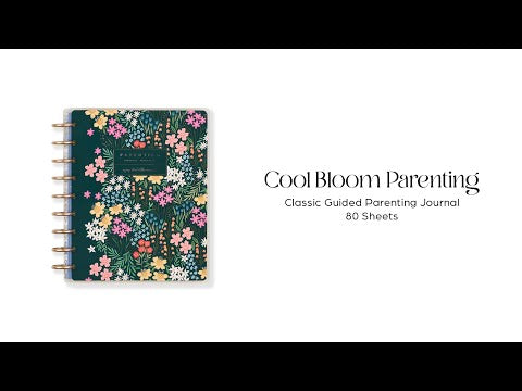 Cool Bloom Parenting - Classic Guided Parenting Journal - 80 Sheets