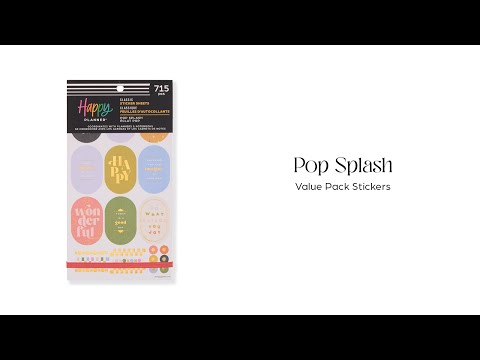 Pop Splash - Value Pack Stickers 